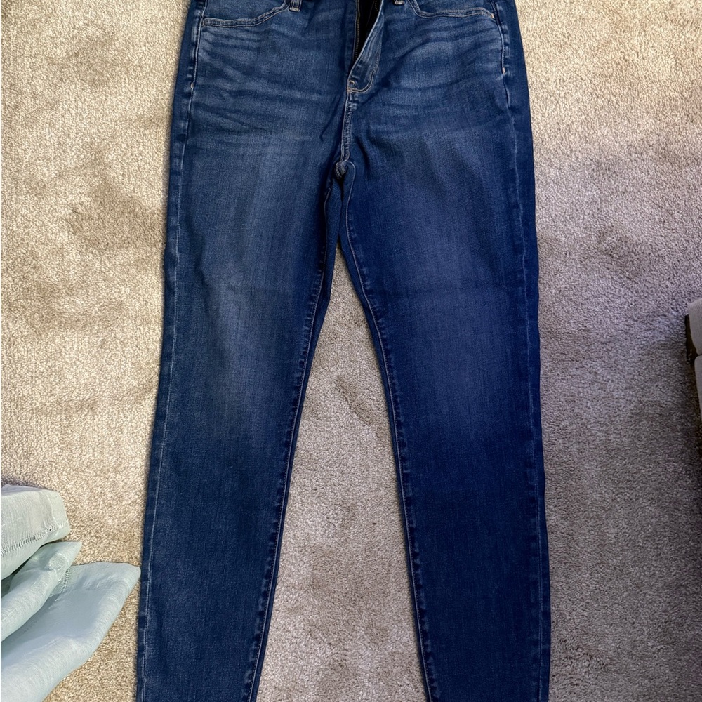 American Eagle Outfitters Dark Blue Skinny Jeans